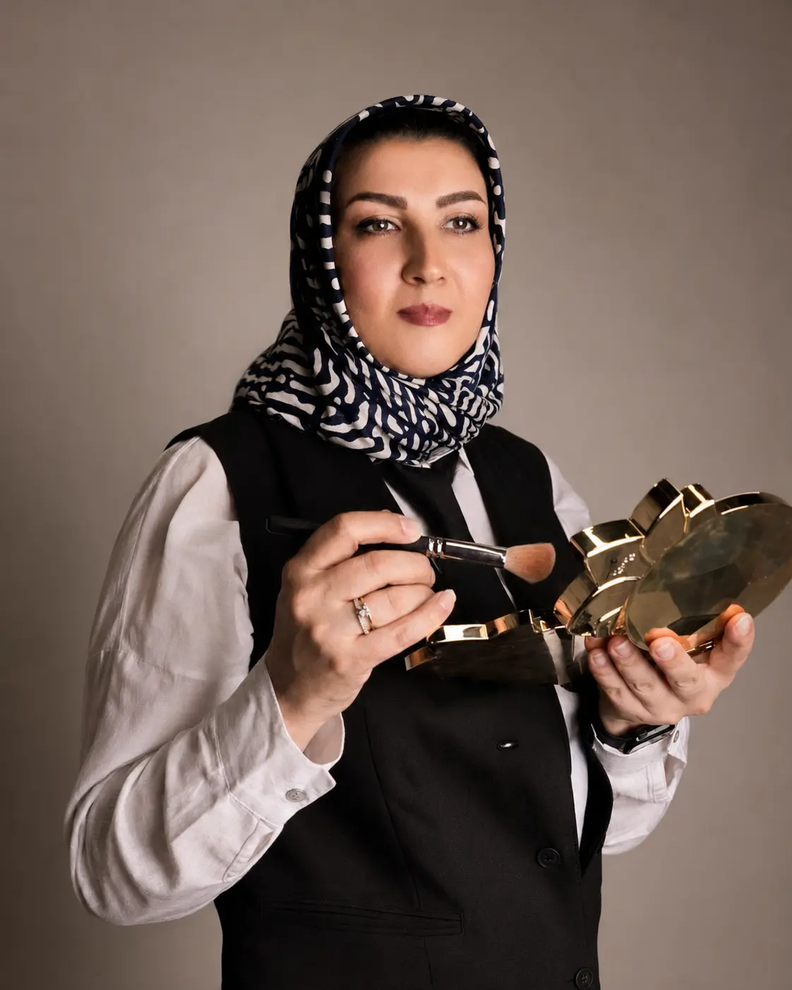 پرتره رباب یاوری، میکاپآرتیست در اندیشه